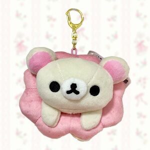 Rilalkuma Korilakkuma Bear Mister Donut Plush Keychain Cutecore